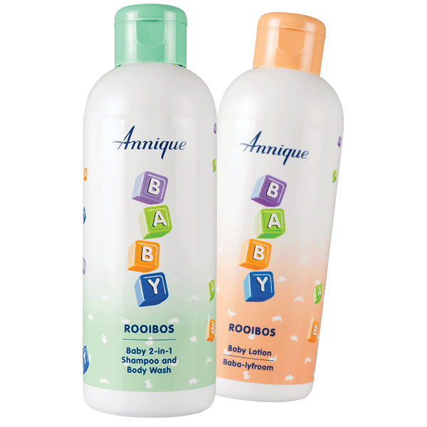 baby shampoo and lotion